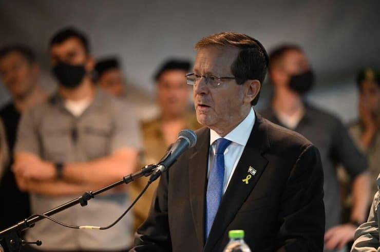 נשיא המדינה בהלווייתו של דניאל פרץ ז"ל