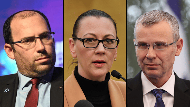 יריב לוין, יוליה מלינובסקי, שמחה רוטמן