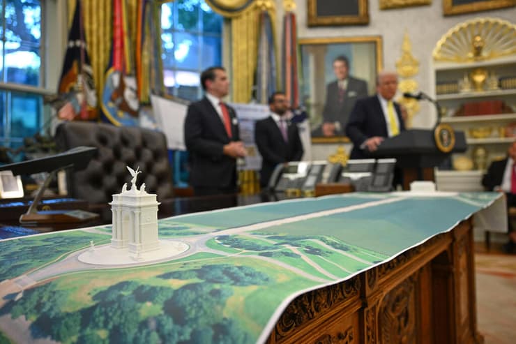 ארה"ב שגם של שער הניצחון של טראמפ ש דונלד טראמפ רוצה לבנות ב וושינגטון