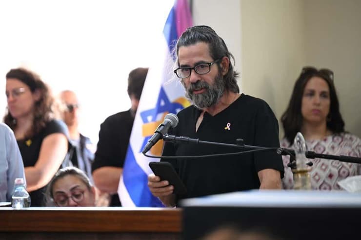 האב חיים. "תמיד דאגת לכולם לפני שדאגת לעצמך, לא נשכח ולא נסלח" (צילום: פאולינה פטימר) חיים הימן, אביה של ענבר ז"ל