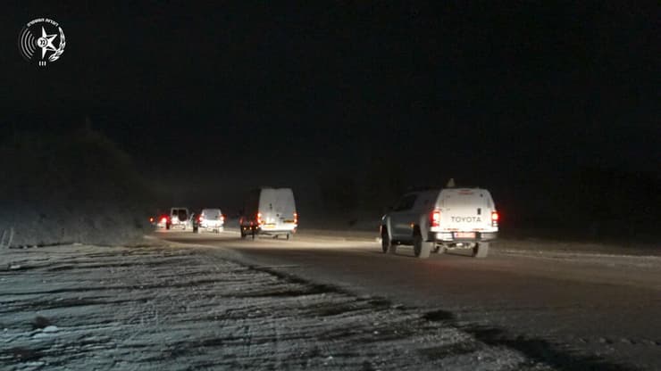 ליווי ארון החלל החטוף למכון לרפואה משפטית