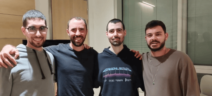 טל שהם, אביתר דוד, גיא גלבוע דלאל ועומר ונקרט נפגשו לאחר שחרורם