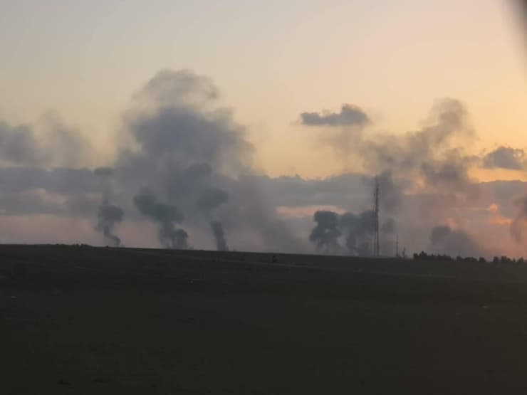 חגורת אש בדרום-מרכז הרצועה 