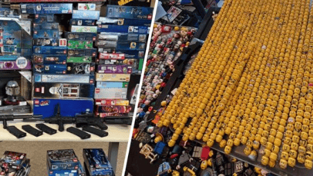 הלגו הגנוב (צילום: Santa Rosa Police Department) הלגו הגנוב