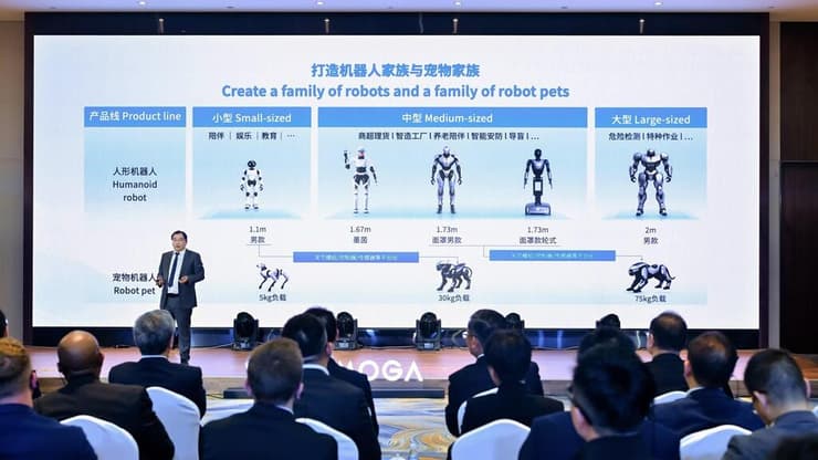 צ'רי מציגה את חזון הרובוטים שלה