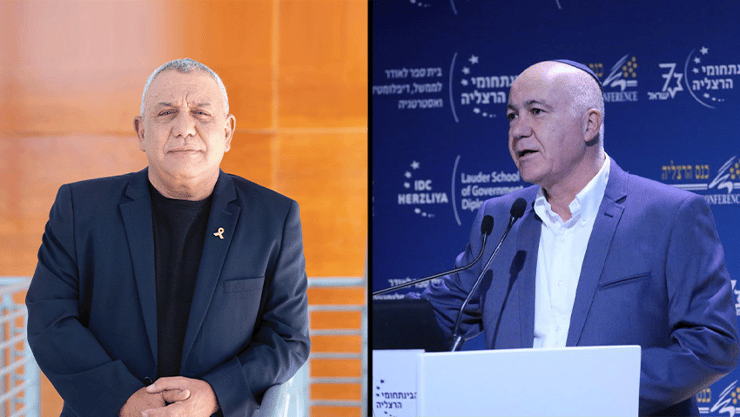 יורם כהן וגדי איזנקוט. ראש השב"כ לשעבר יחבור לרמטכ"ל לשעבר? חצאים hורם כהן וגדי איזנקוט