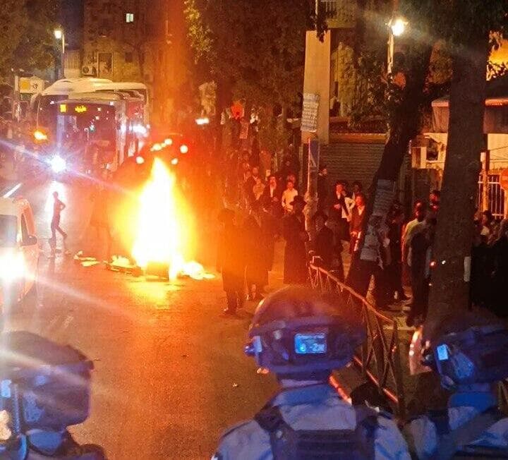 מחאת החרדים בירושלים