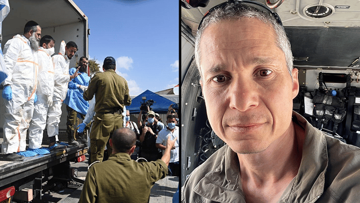 ד"ר איתן נאמן נפל בתחילת המלחמה, גופתו הובאה למחנה שורה