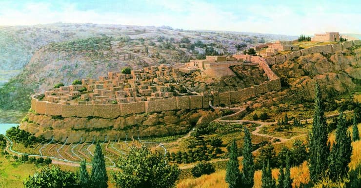 עיר דוד – שחזור אמנותי