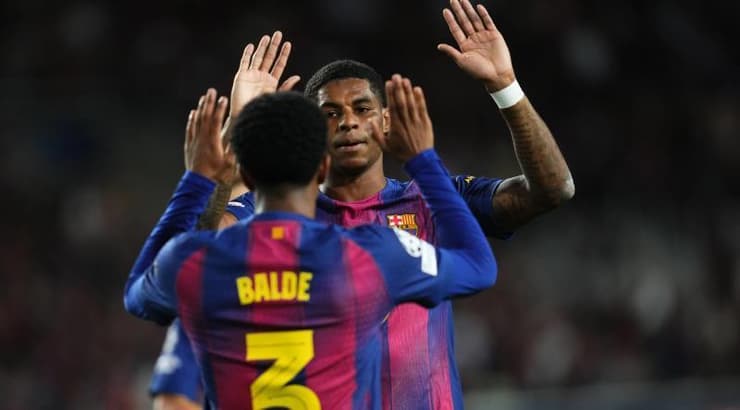 רשפורד חוגג עם באלדה