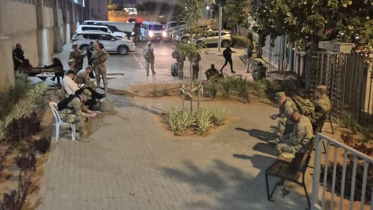 מפקדה ישראלית אמריקאית בקרית גת