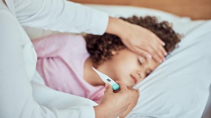 שפעת בקרב ילדים