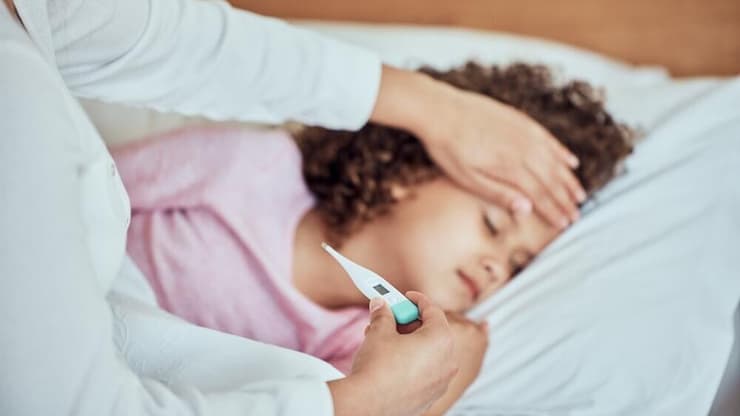 שפעת בקרב ילדים