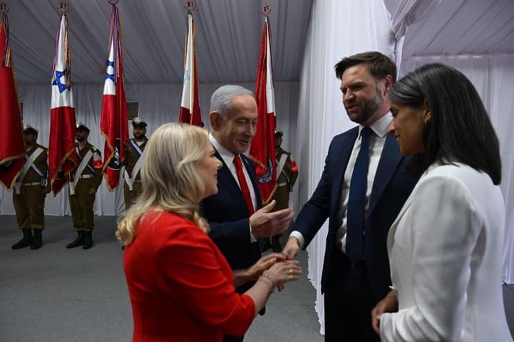 פגישתם של ראש הממשלה בנימין נתניהו וסגן נשיא ארה"ב ג'יי די ואנס