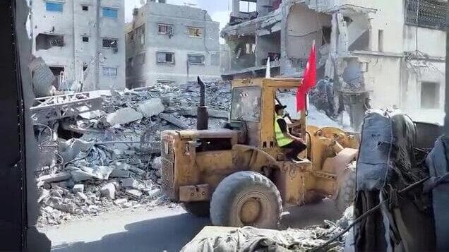 הסרטון שפרסם ה-IHH: מסייעים בשיקום עזה
