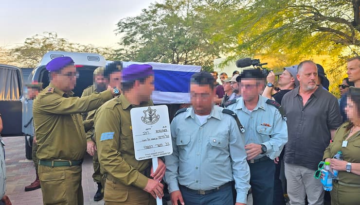 הלווייתו של טל חיימי ז"ל (צילום: מאיר אבן חיים) טל חיימי ז"ל מובא למנוחות