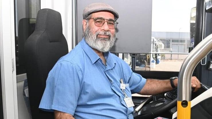 בן יעקב. "מי שחשב על הפתרון הזה לא מבין מה זה להיות נהג אוטובוס" (צילום: הרצל יוסף) עומר בן יעקב, נהג אוטובוס