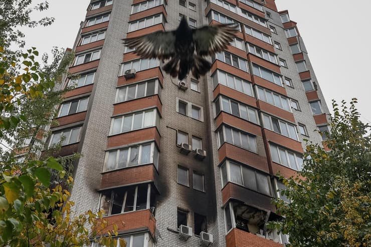 מתקפה של רוסיה על אוקראינה זירת פגיעה ב קייב