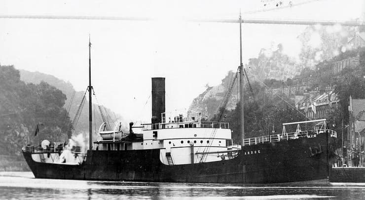 הספינה שיצאה מבריטניה ב-1911