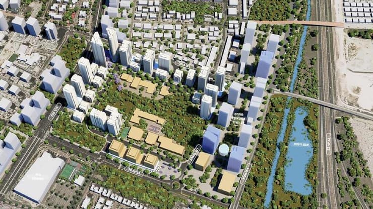 הדמיית מתחם אפק בקריית ביאליק (הדמיה: בר לוי אדריכלים) הדמיית מתחם אפק בקריית ביאליק