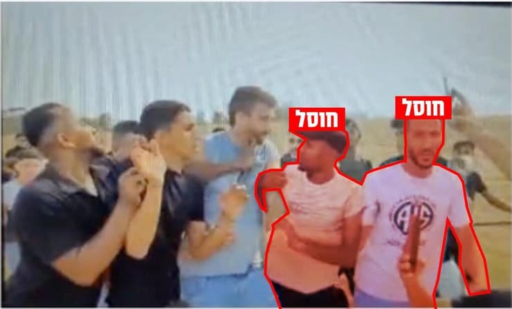 תמונתם של המחבלים אבו מרחיל ואחמד אבראהים רגב שאער מהשבעה באוקטובר