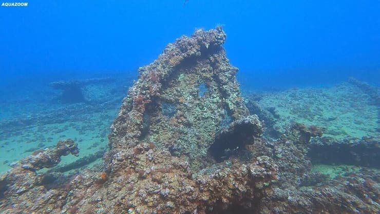 אחד השרידים של הספינה