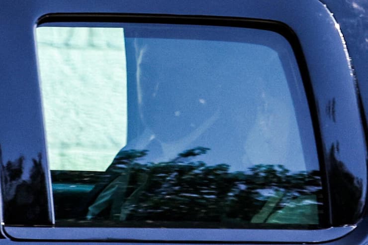 שיירת הרכבים  של סגן נשיא ארה"ב ג'יי די ואנס