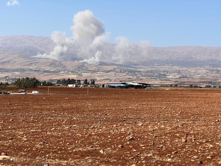 תקיפות באזור הכפר שמסטאר באזור אל-בקאע בלבנון