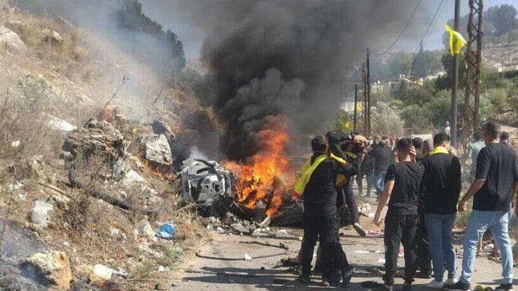 דיווח לבנוני: כטבמ ישראלי תקף בכפר חארוף בדרום לבנון