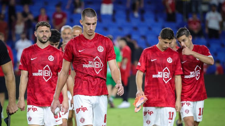 שחקני הפועל ת"א מאוכזבים