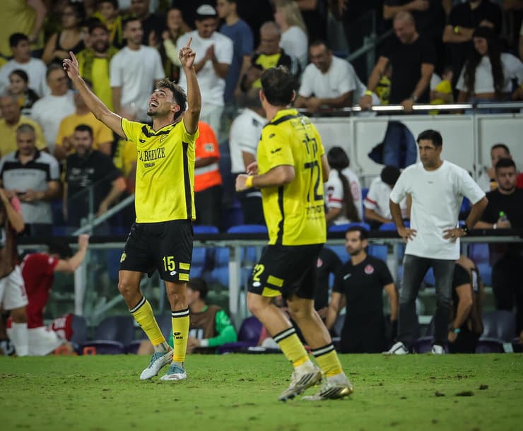 ניצחון אדיר למכבי נתניה. מאור לוי (צילום: עוז מועלם) לוי