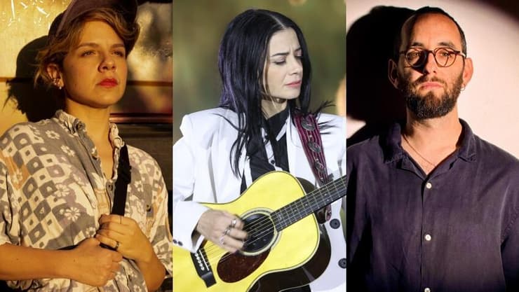 יוגב גלוסמן, נינט והילה רוח (צילום: בן פלחוב, אלכס קולומיסקי, יובל חן) יוגב גלוסמן, נינט והילה רוח