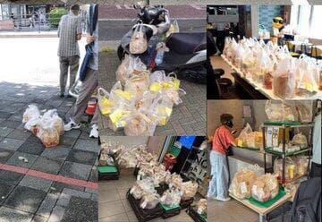 ארוחות של מקדונלד'ס זרוקות ברחובות יפן (צילום מסך מתוך X) ארוחות של מקדונלד'ס זרוקות ברחובות יפן