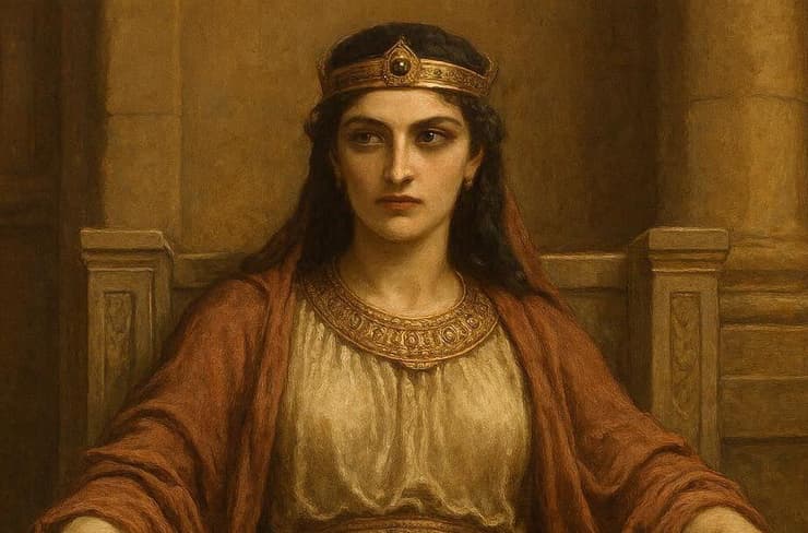 עתליה. מקיאוולי שאב ממנה השראה? (איור: נוצר באמצעות בינה מלאכותית) עתליה