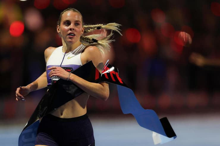 "כבר אי־אפשר לחכות לקרבות גדולים עם פמקה"/ קילי הודג'קינסון (צילום: Ishika Samant/Getty Images for Athlos) קילי הודג'קינסון