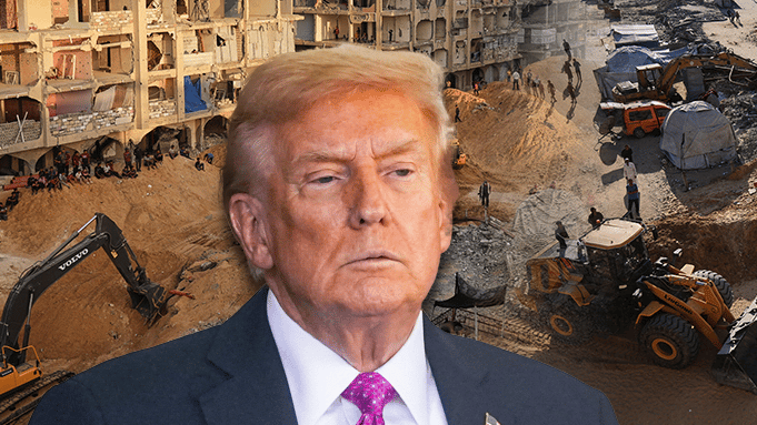 הדד-ליין של טראמפ מתקרב, חמאס יחזיר חלל חטוף נוסף (צילום: REUTERS/Nathan Howard, AP Photo/Jehad Alshrafi) נשיא ארצות הברית דונלד טראמפ חיפושים עזה
