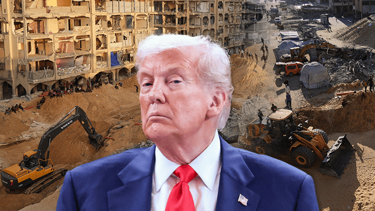 נשיא ארצות הברית דונלד טראמפ חיפושים עזה