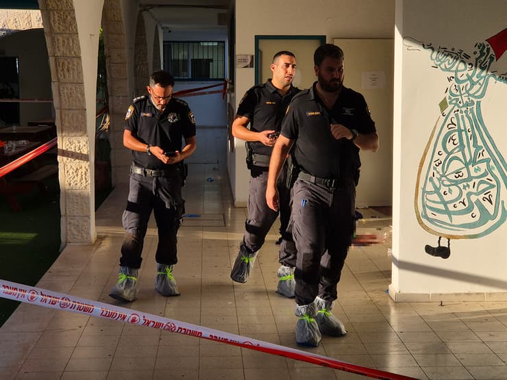 זירת רצח בן ה-17 בבית ספר בכפר קרע