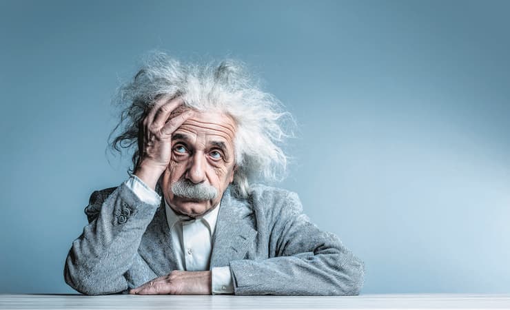 אלברט איינשטיין (עיבוד מחשב: יעל מנשה) אלברט איינשטיין