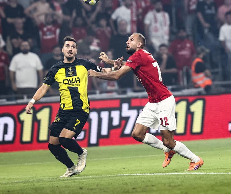 שועה מול נסאר (צילום: גיל נחושתן) הפועל ת"א בית"ר ירושלים גמר גביע הטוטו יזן נסאר ירדן שועה