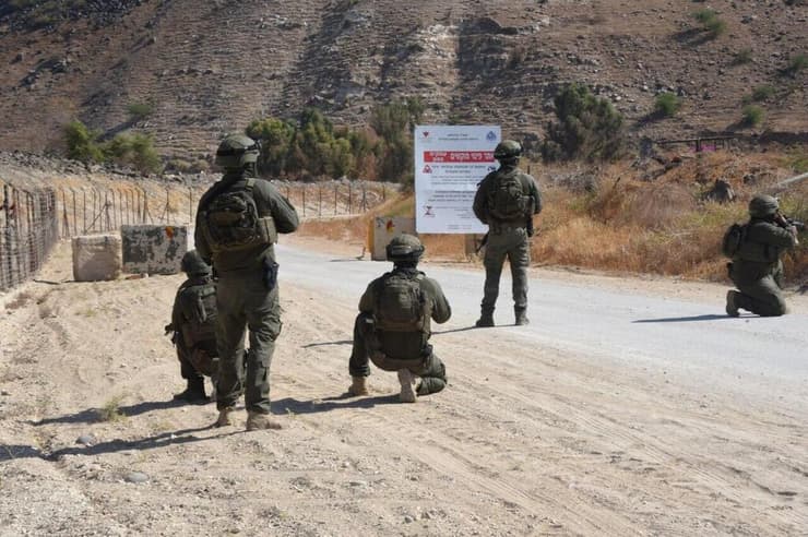 שוטרי היג"ל בגבול סוריה