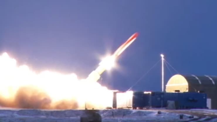 ניסוי מ-2018 בטיל השיוט הגרעיני בורווסטניק. שנה אחר כך נהרגו חמישה מדענים בפיצוץ בניסוי אחר ניסוי מ-2018 של רוסיה ב טיל שיוט גרעיני מדגם בורווסטניק