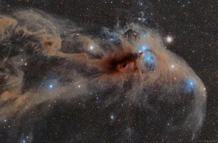 אזור קורונה אוסטרליס וצביר כדורי