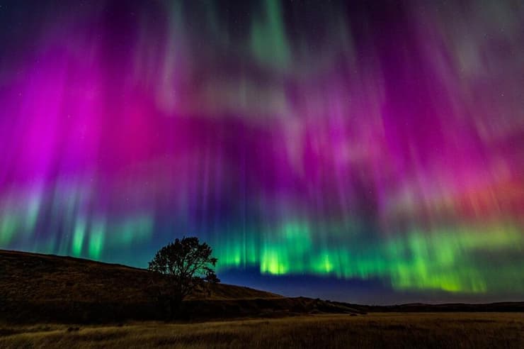 זוהר הקוטב בקנדה