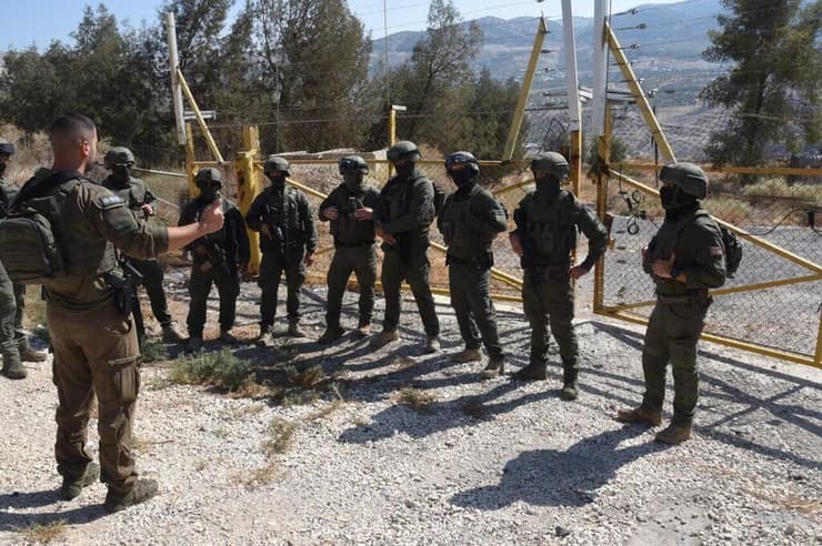 שוטרי היג"ל בגבול סוריה