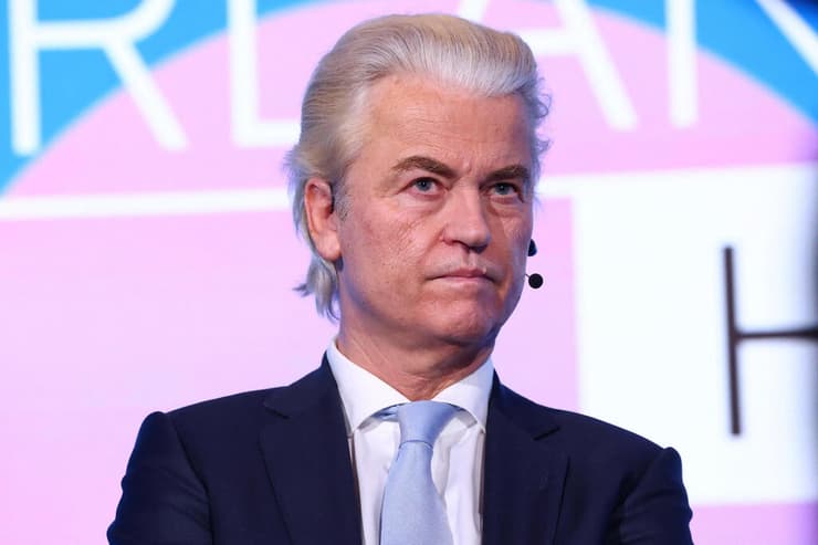 חירט וילדרס. תוצאה מאכזבת עוד יותר מזו שחזו לו הסקרים (צילום: REUTERS/Piroschka van de Wouw) בחירות הולנד מנהיג מפלגת החירות חירט וילדרס