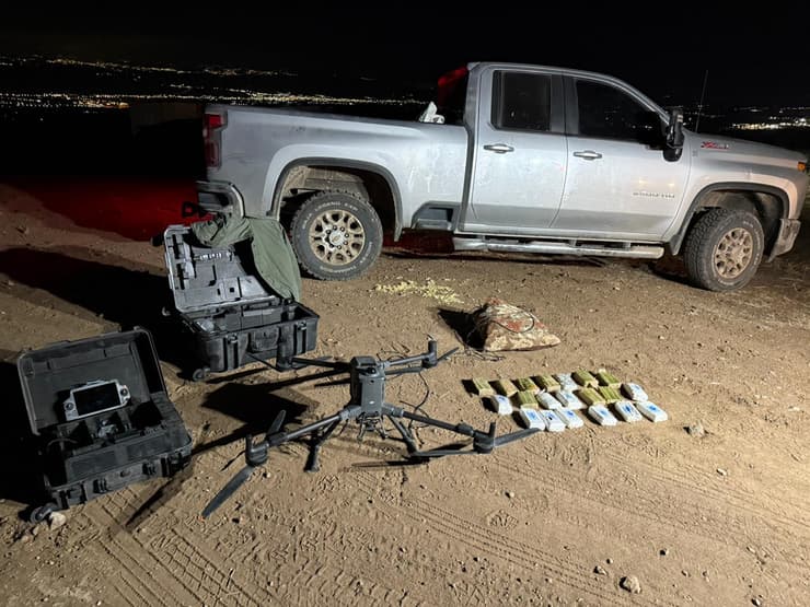 הרחפן איתו השתמשו כדי להבריח סמים מירדן לישראל בתמורה לנשק 