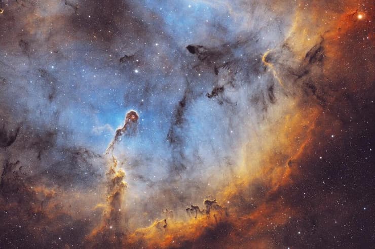 חלק מערפילית חדק הפיל – IC1396A