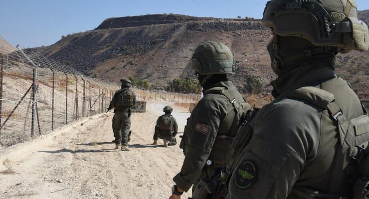 שוטרי היג"ל בגבול סוריה