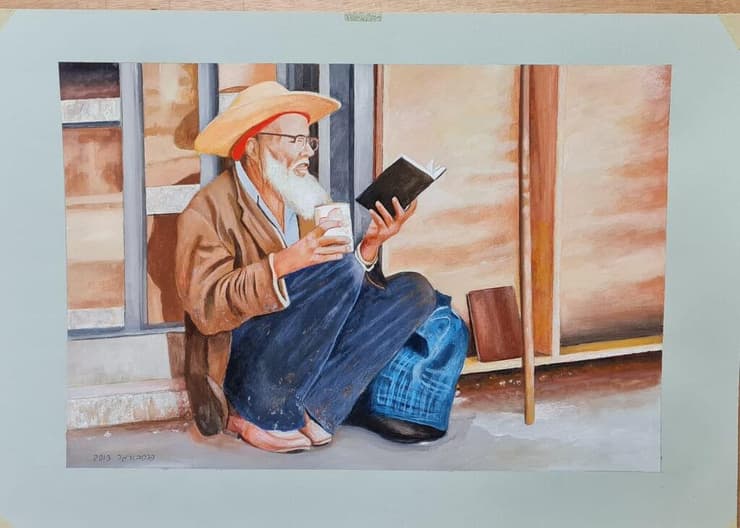 אחת התמונות המוצגות בתערוכה בכנסת